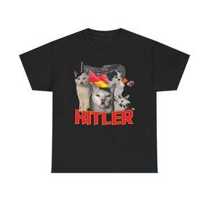 Kitler Cat Funny Graphic Meme Humor Unisex Streetwear Gift T-shirt